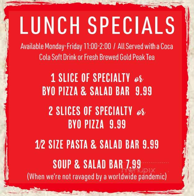 Pizza West - La Vista, NE menu_pic