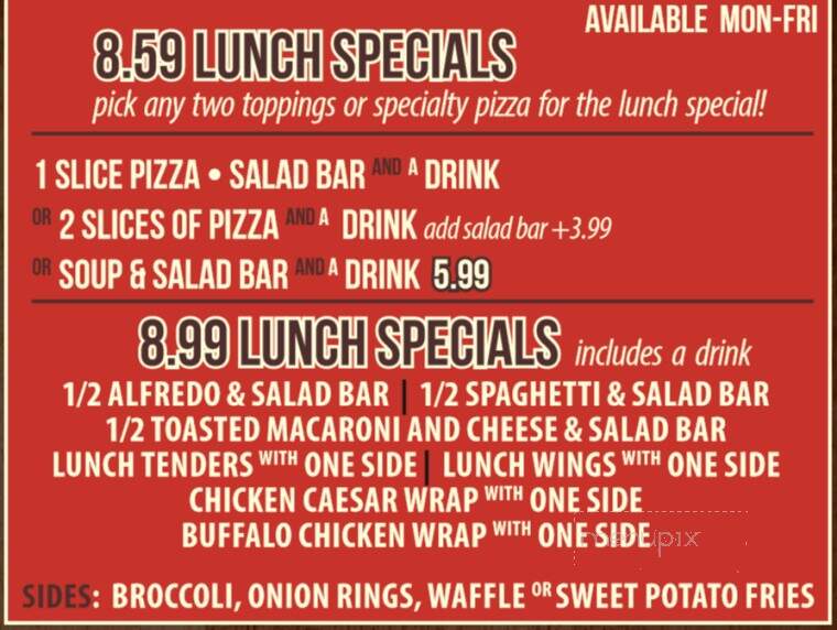 Pizza West - La Vista, NE menu_pic