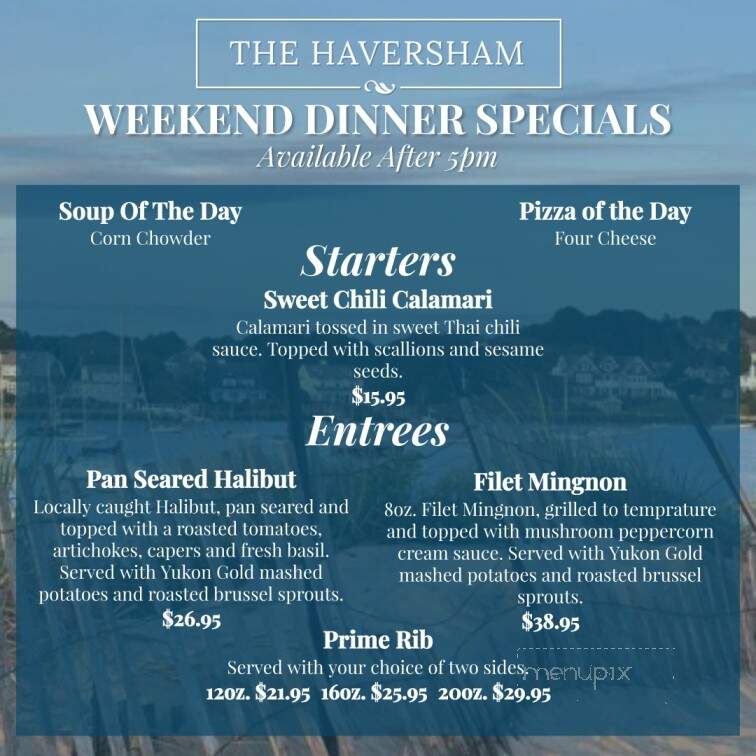 Haversham - Westerly, RI menu_pic