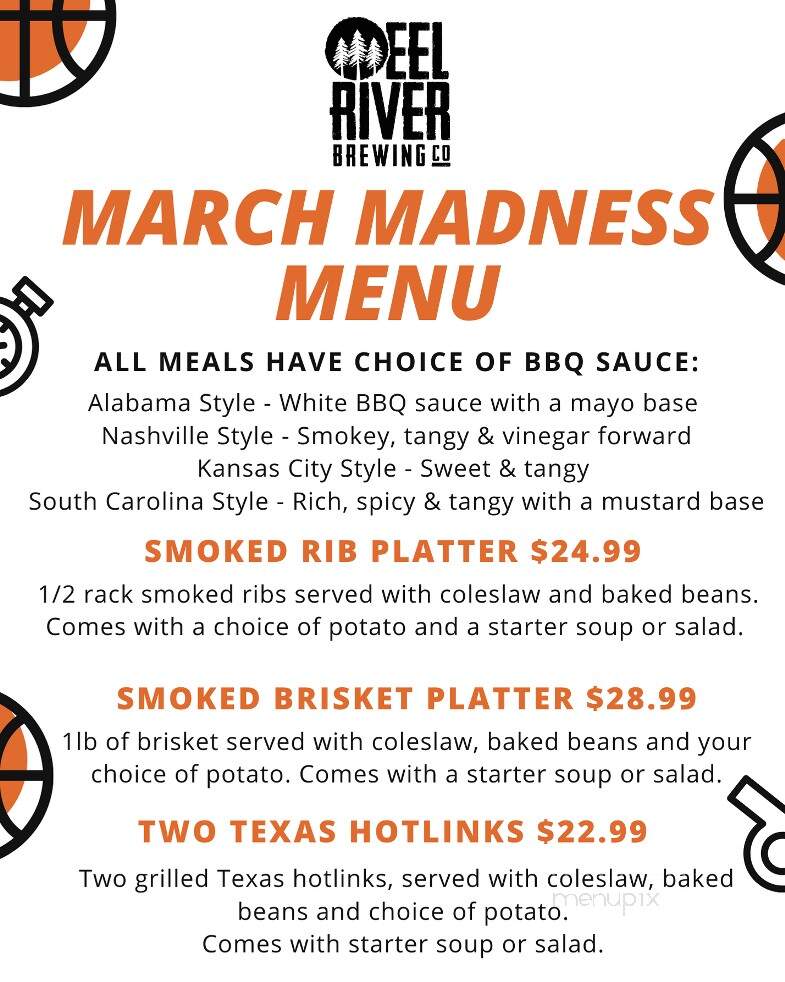 Eel River Brewing Co. - Fortuna, CA menu_pic
