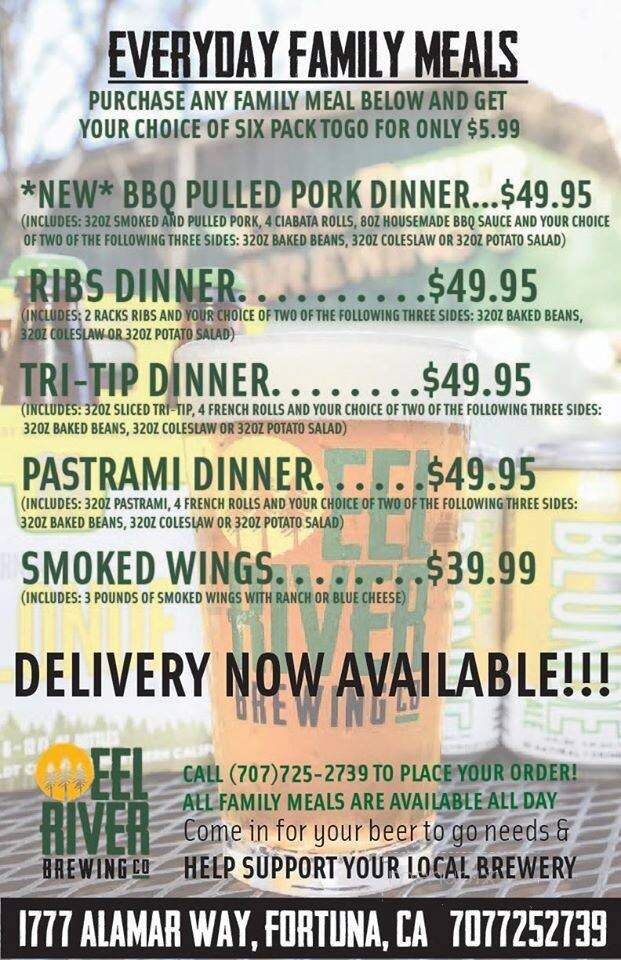 Eel River Brewing Co. - Fortuna, CA menu_pic