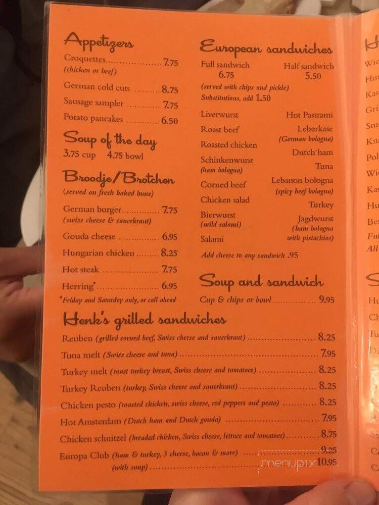 Black Forest Bakery - Dallas, TX menu_pic
