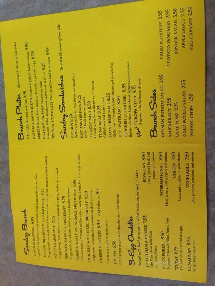 Black Forest Bakery - Dallas, TX menu_pic