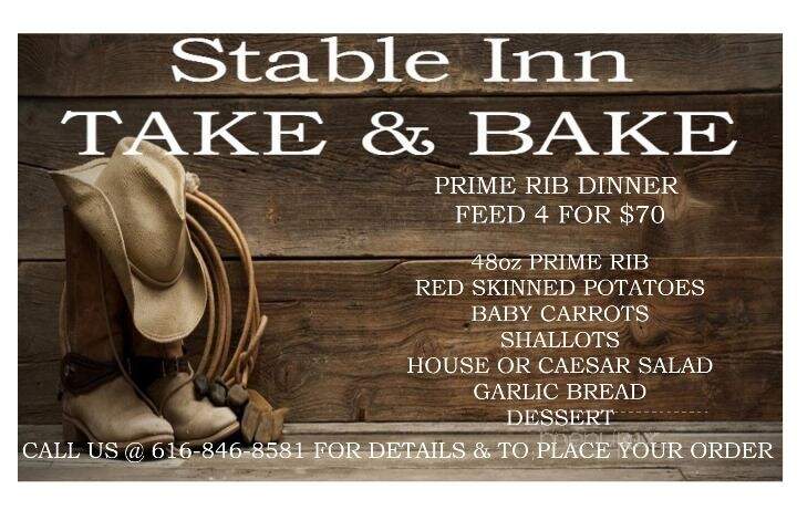 Stable Inn - Grand Haven, MI menu_pic