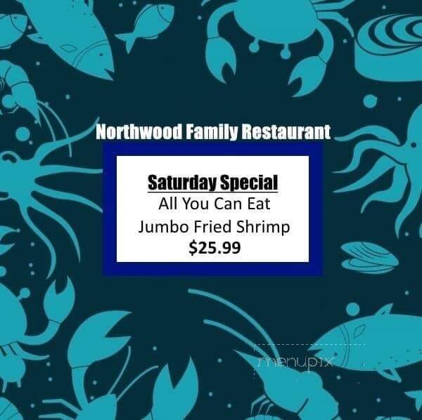 Northwood Restaurant - Petoskey, MI menu_pic