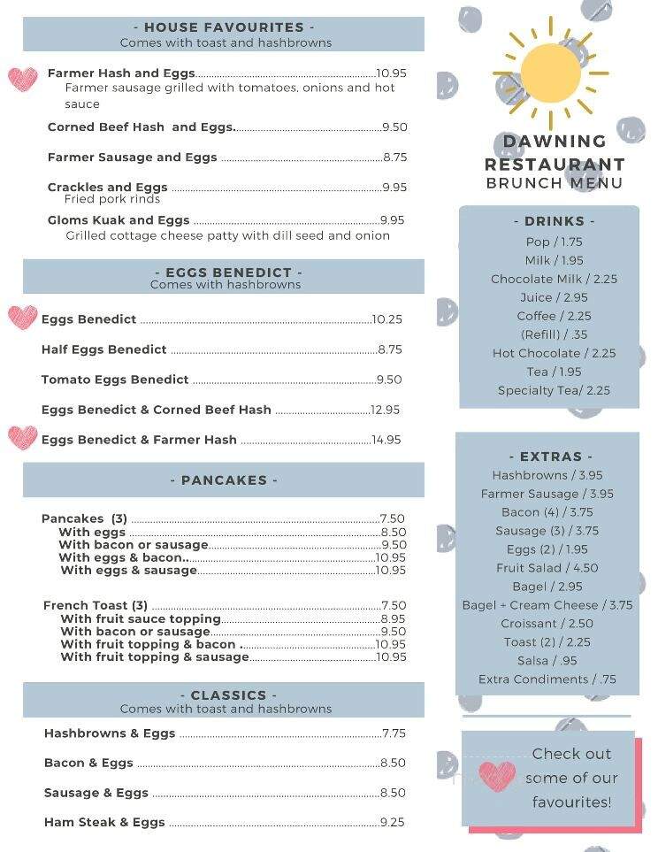 Dawning Restaurant - Winnipeg, MB
