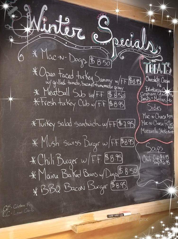 Airline Snack Bar - Beddington, ME menu_pic