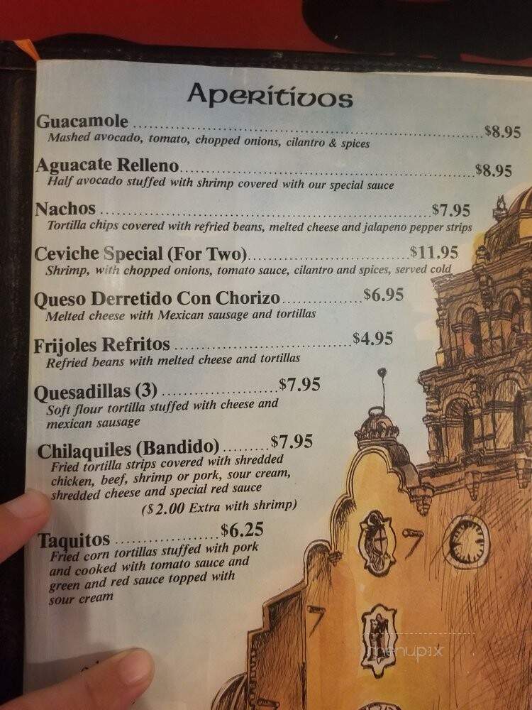 El Bandido Mexican Restaurant - Spring Valley, NY menu_pic
