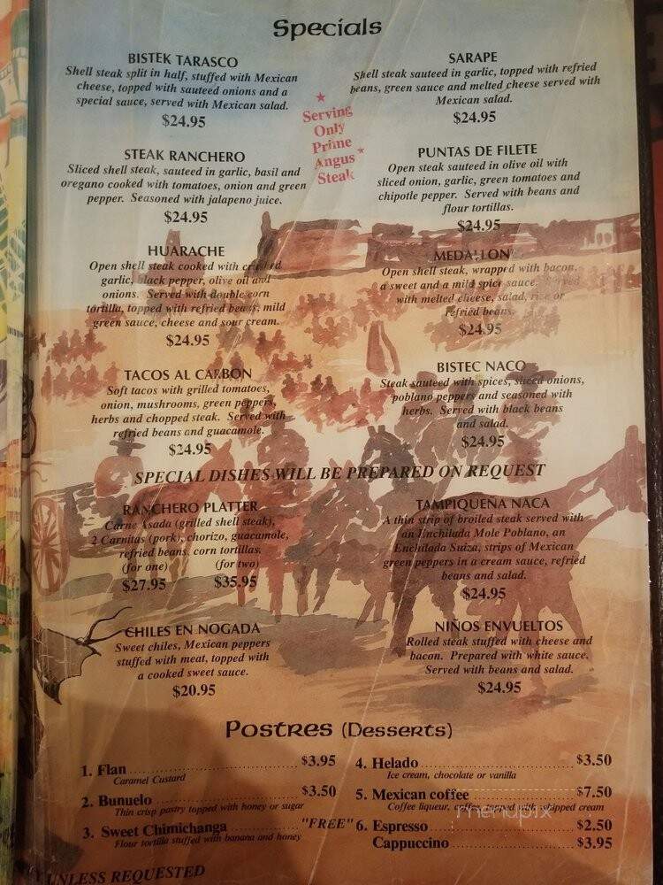 El Bandido Mexican Restaurant - Spring Valley, NY menu_pic