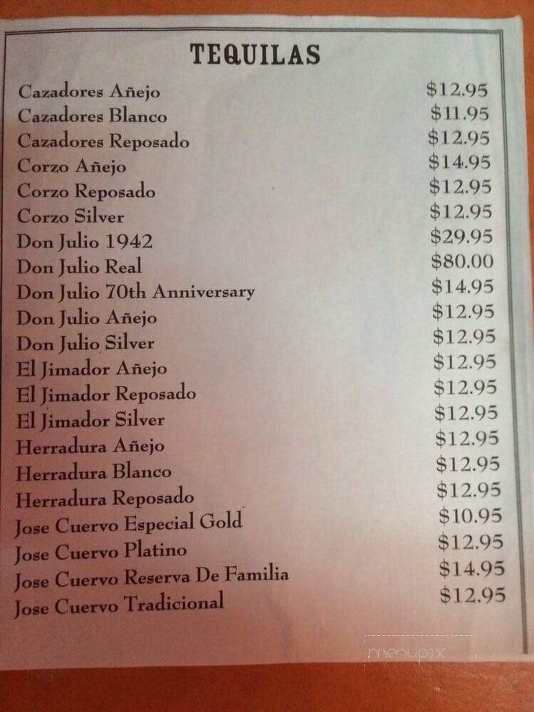El Bandido Mexican Restaurant - Spring Valley, NY menu_pic