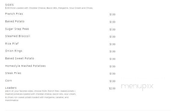 Hoss's Steak & Sea House - Murrysville, PA menu_pic