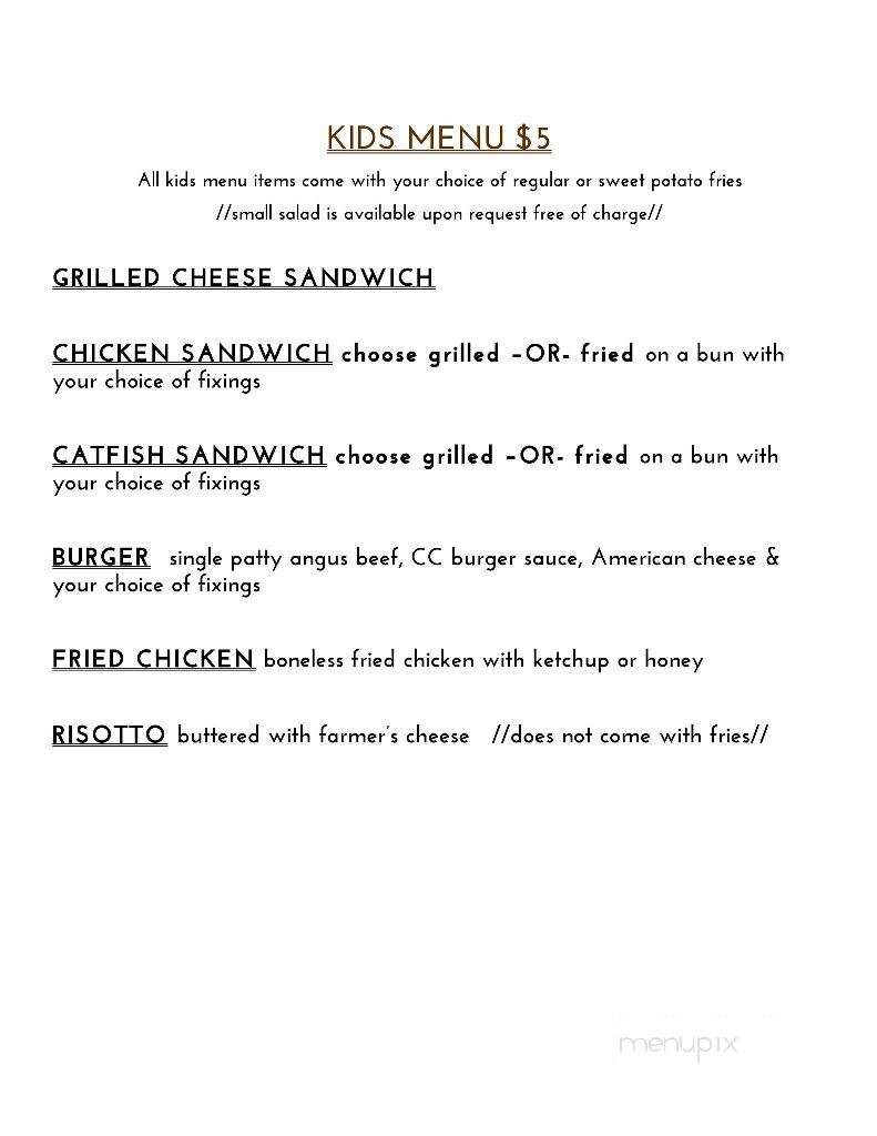 Copper Crown - Asheville, NC menu_pic