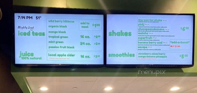 The Salad Bar - Rocky Hill, CT menu_pic