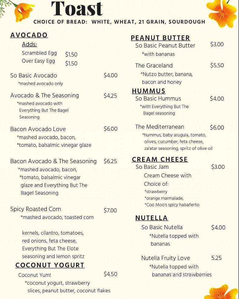 Sip And Scoop California - Brentwood, CA menu_pic