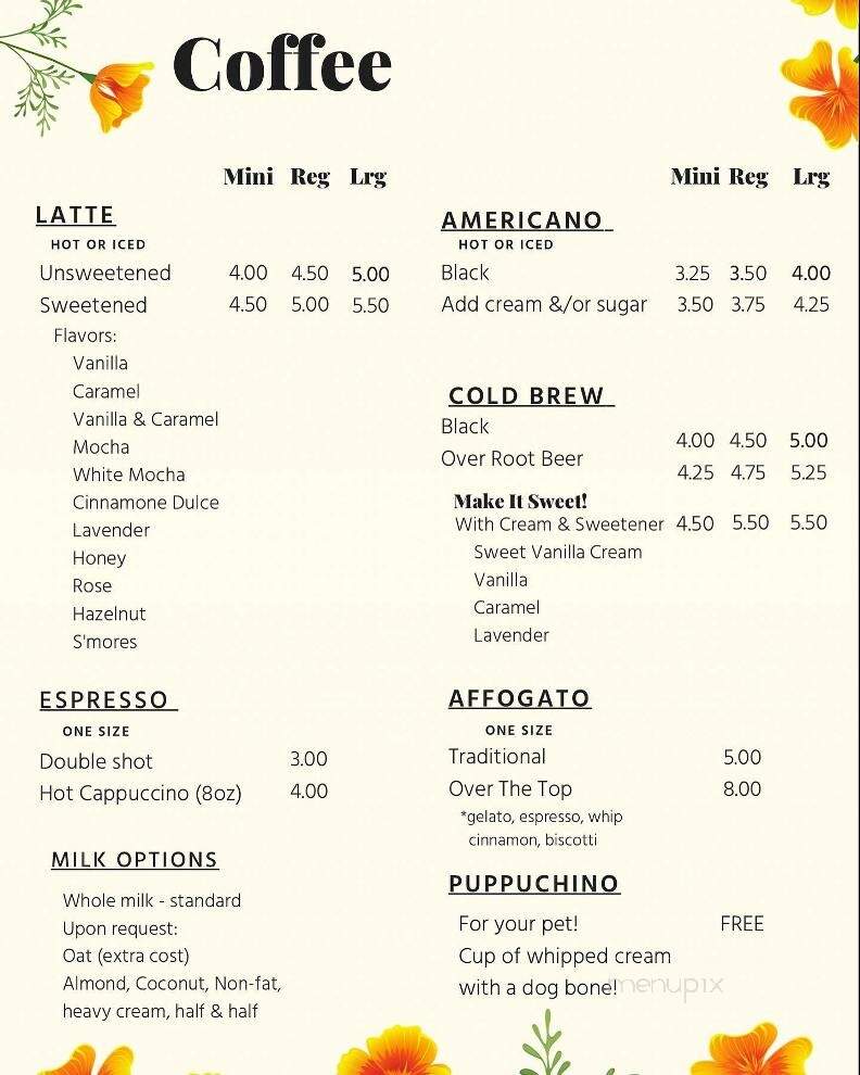 Sip And Scoop California - Brentwood, CA menu_pic