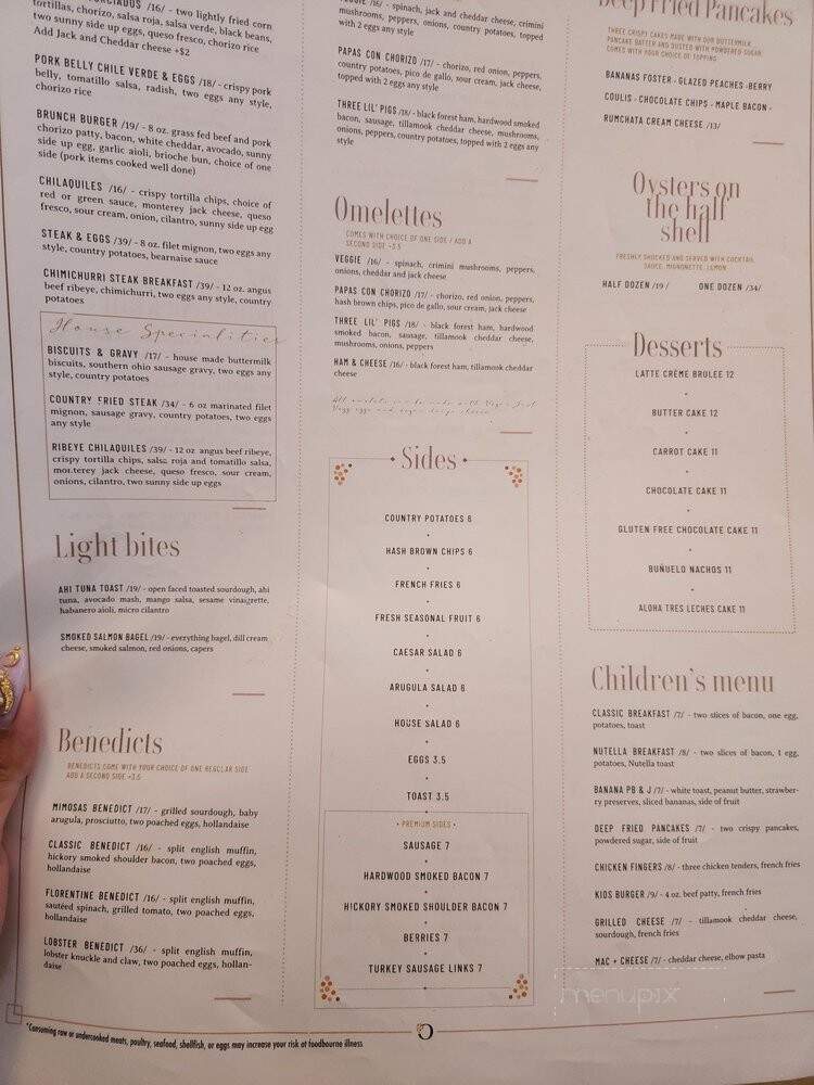 Mimosas - Whittier, CA menu_pic