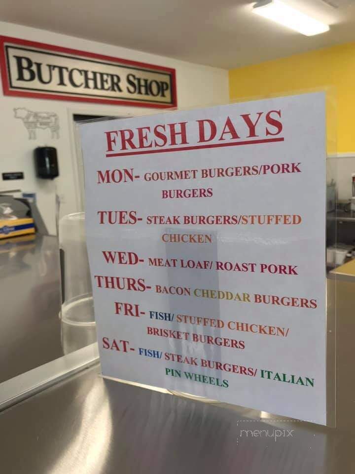 Gettinger Family Custom Meats - New Palestine, IN menu_pic
