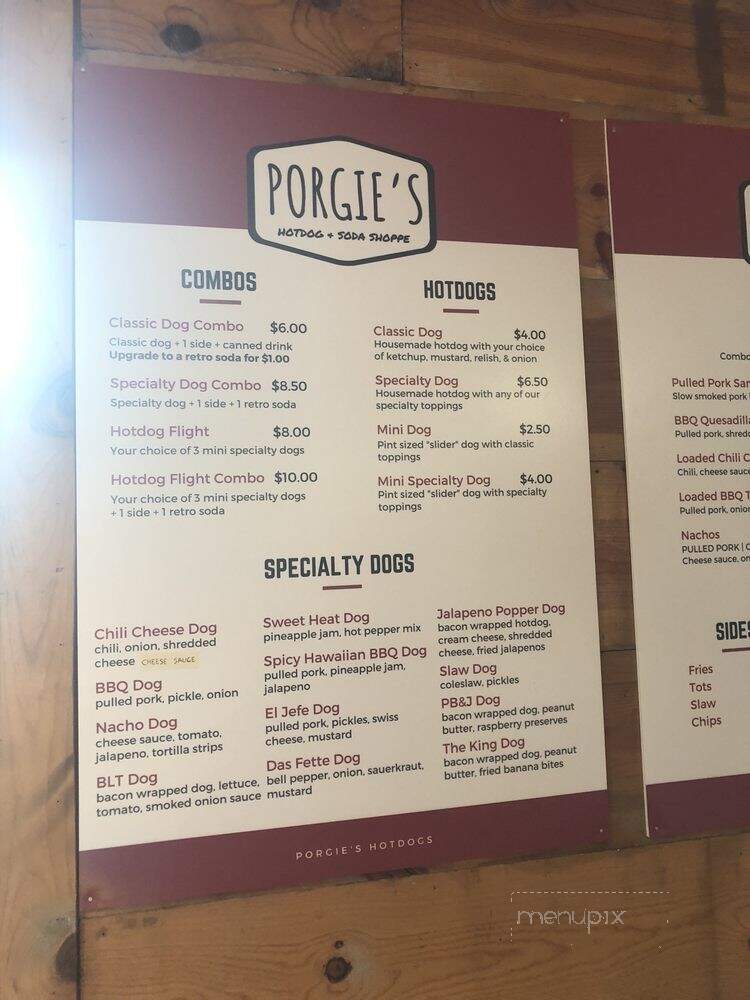 Porgies Hotdog and Soda Shoppe - McDaniels, KY