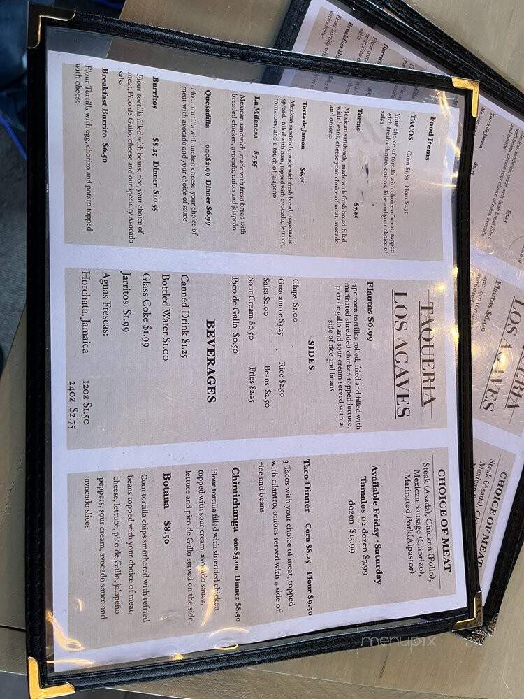 Taqueria Los Agave's - Taylor, MI menu_pic