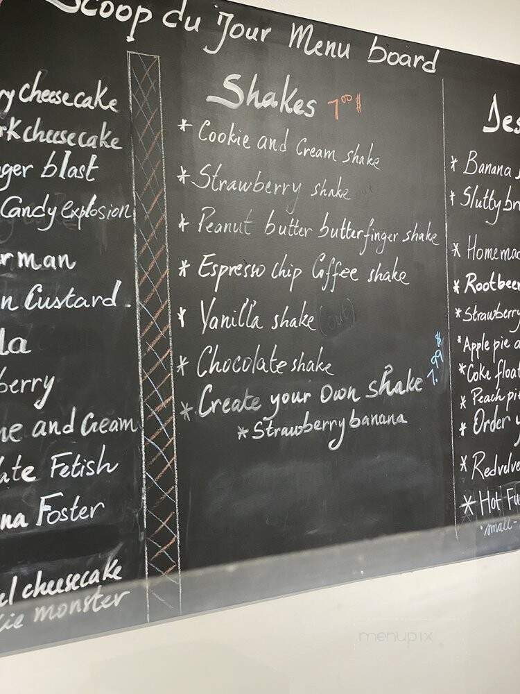 Scoop Du Jour Creamery & Desserts - Gadsden, AL menu_pic