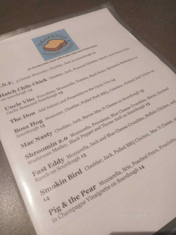 Solaris Beer & Blending - MURRIETA, CA menu_pic