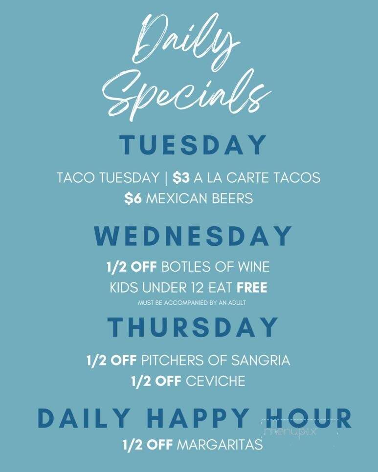 Diver Cantina - Highland Park, IL menu_pic