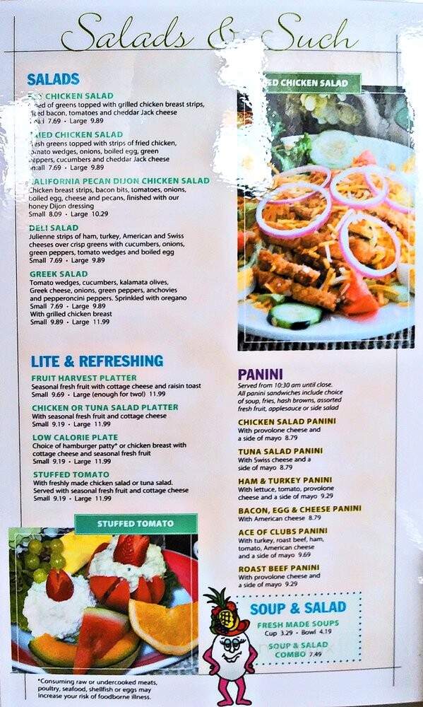 Eva's Pancake House - Anderson, IN menu_pic