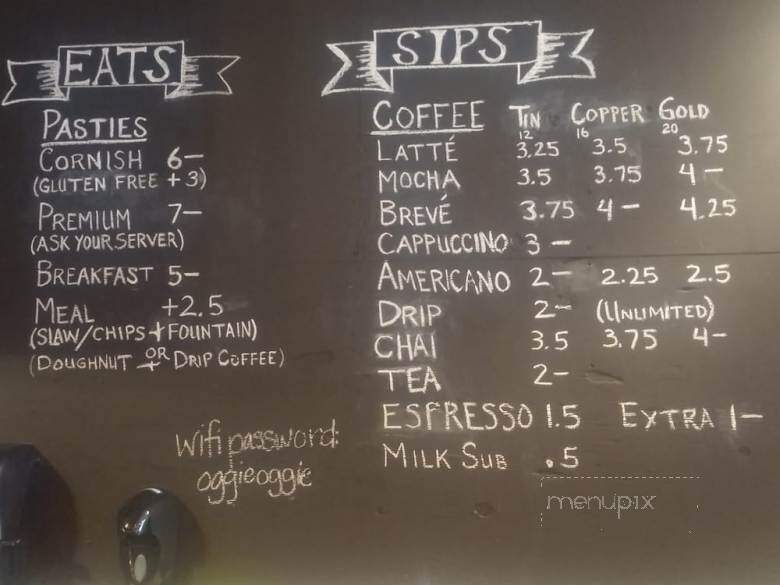 Mineshaft Pasty - Hamilton, MT menu_pic
