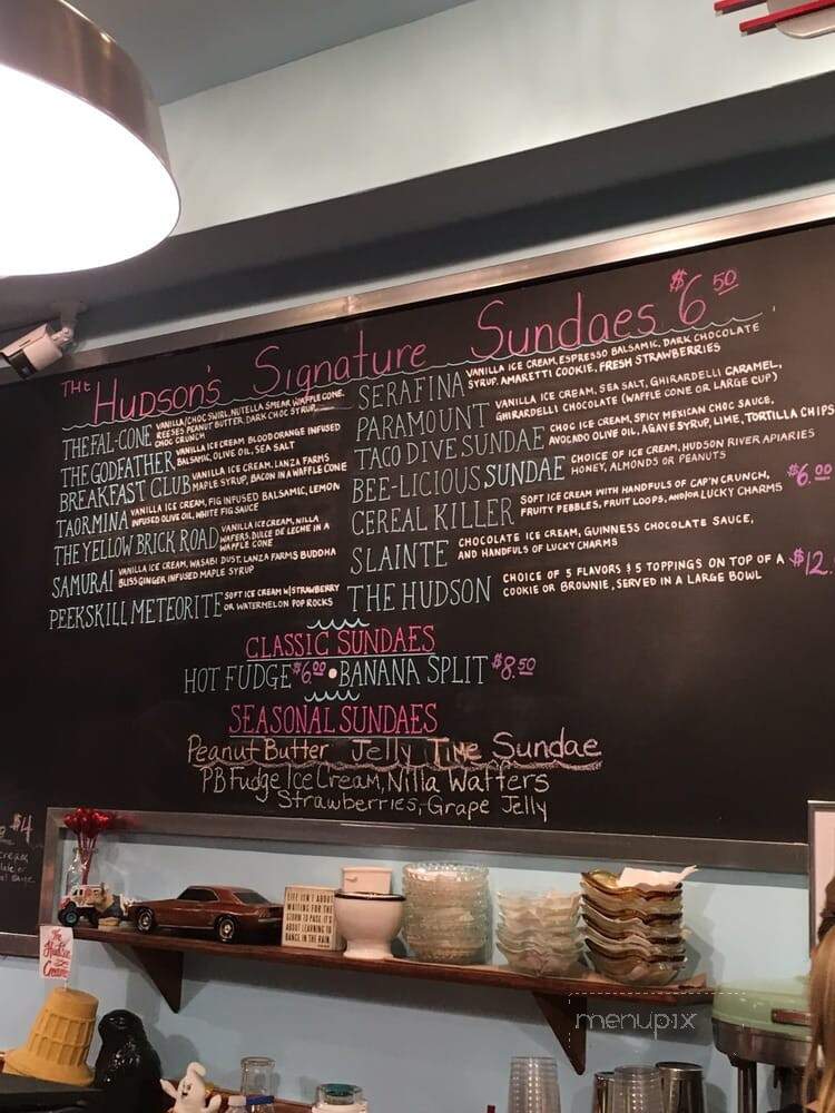 The Hudson Creamery - Peekskill, NY menu_pic