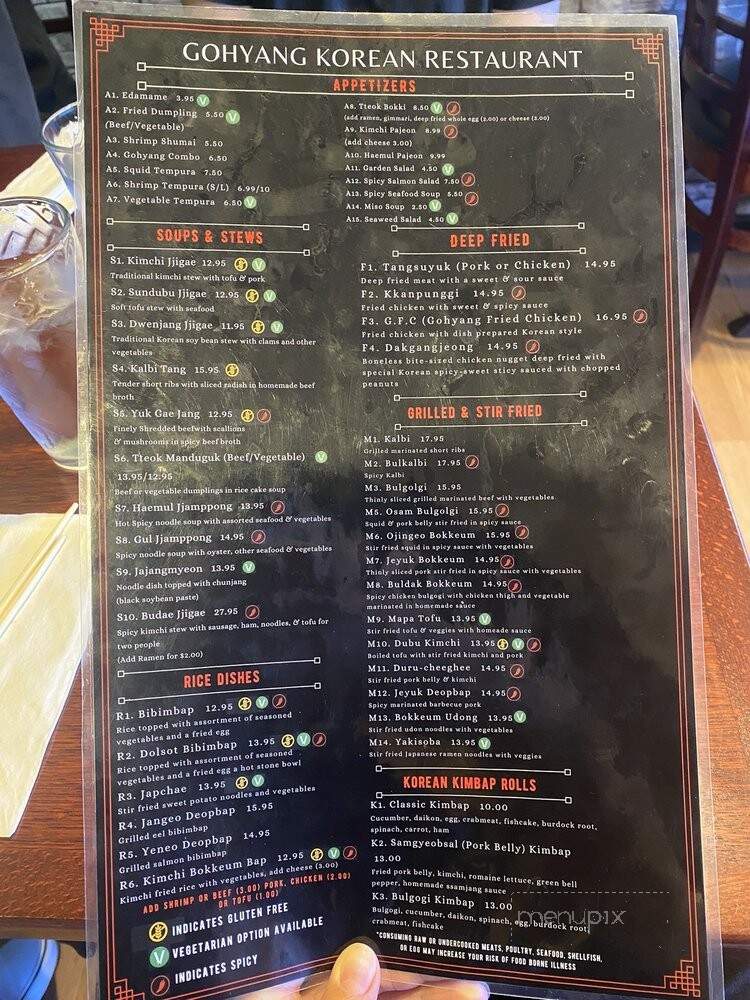 Gohyang Restaurant - Hadley, MA