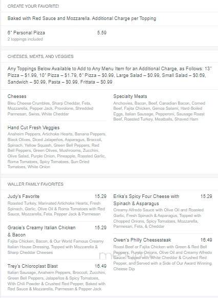 U S Pizza Co - Bryant, AR menu_pic