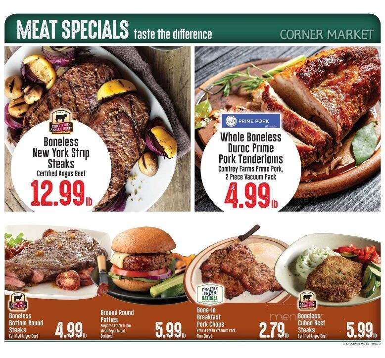 Corner Market - Hattiesburg, MS menu_pic