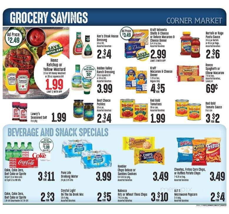Corner Market - Hattiesburg, MS menu_pic