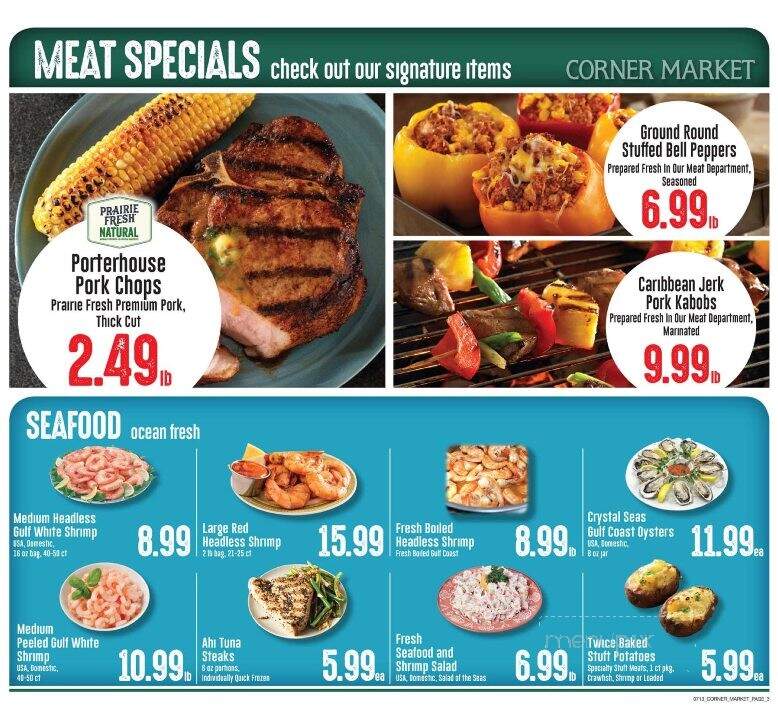 Corner Market - Hattiesburg, MS menu_pic