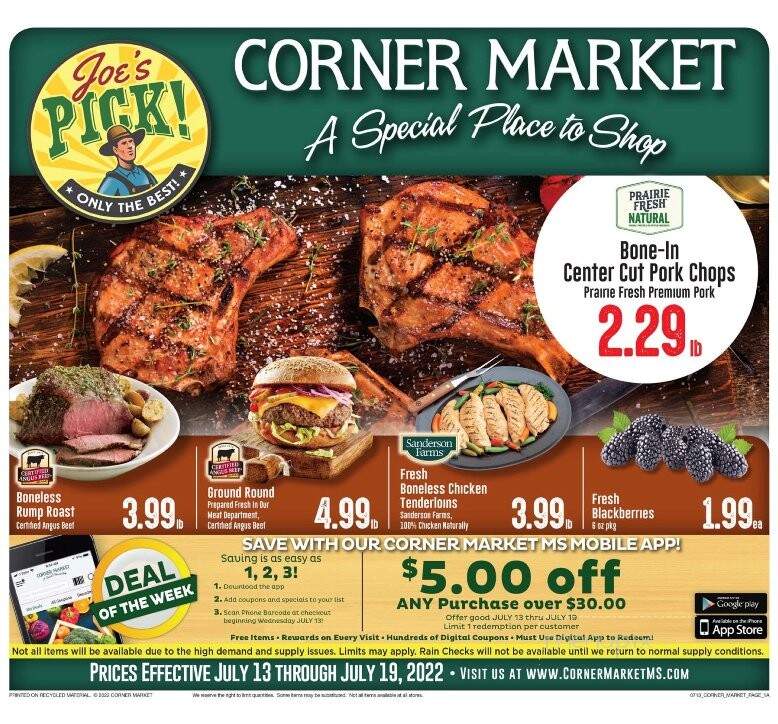 Corner Market - Hattiesburg, MS menu_pic