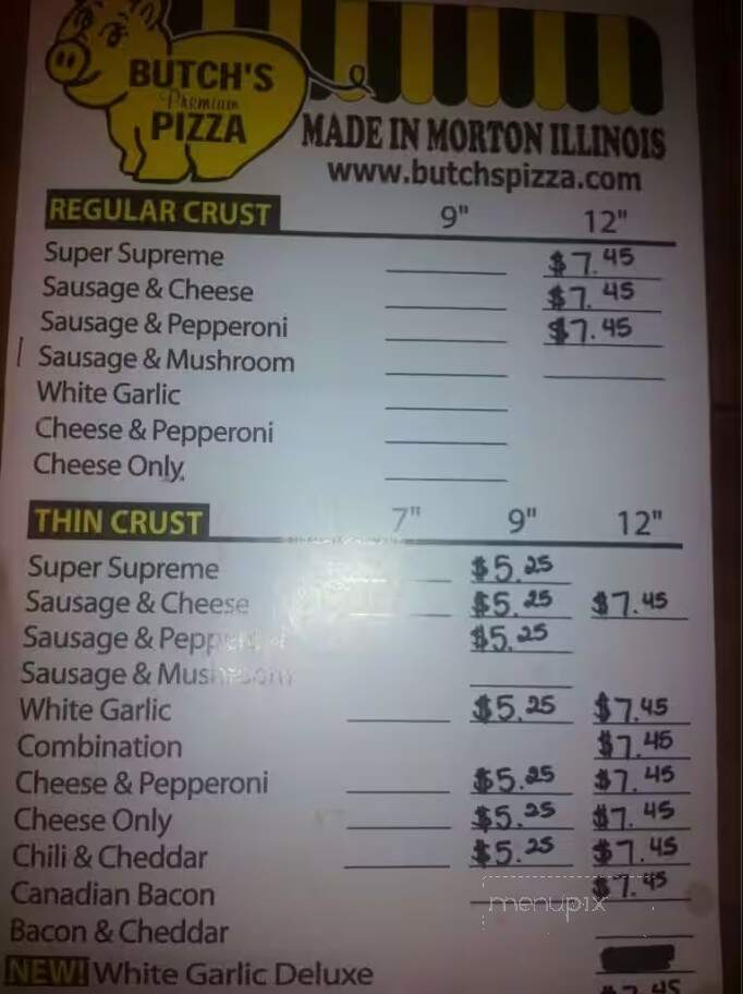 Curly's Sport Bar - Decatur, IL menu_pic