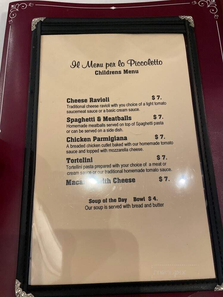 Anna's Trattoria Italian - Daytona Beach, FL menu_pic