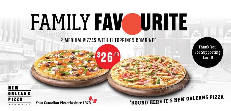 New Orleans Pizza - Owen Sound, ON menu_pic