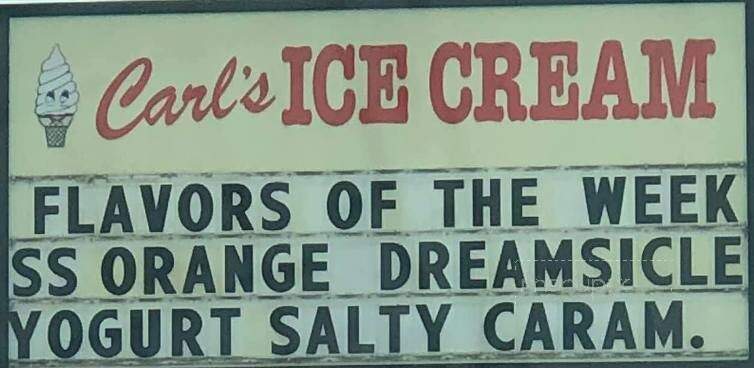 Carl's Ice Cream Factory - Normal, IL menu_pic