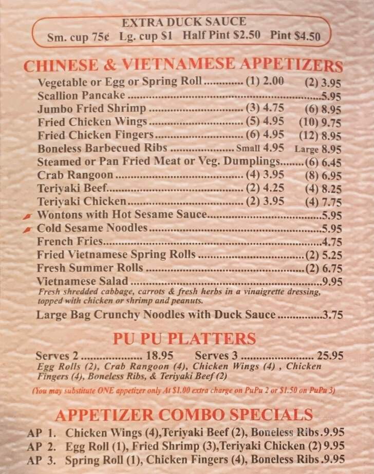 New Fortune Chinese Sushi Rest - Greenfield, MA menu_pic
