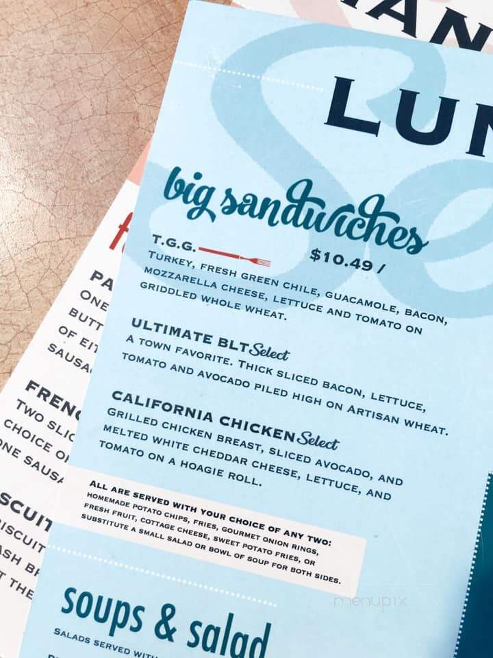 Wecks Restaurant - Albuquerque, NM menu_pic