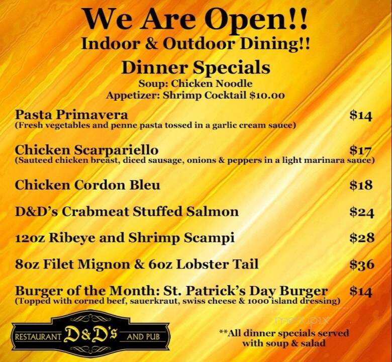 Doyler & Dunneys - New City, NY menu_pic