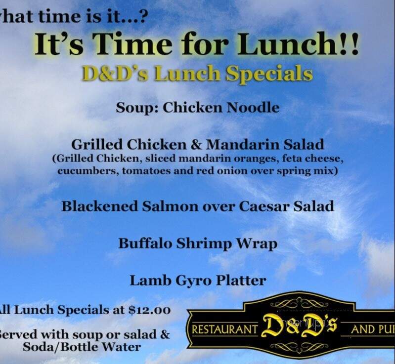 Doyler & Dunneys - New City, NY menu_pic