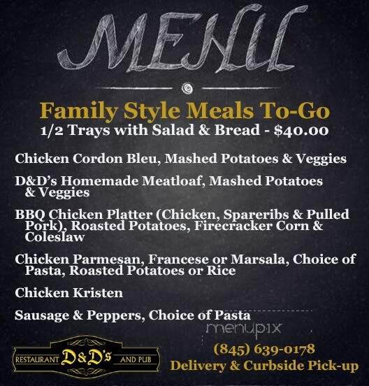 Doyler & Dunneys - New City, NY menu_pic