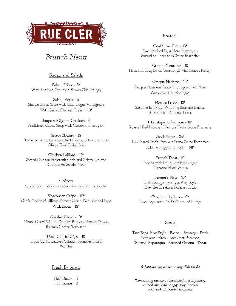 Rue Cler Restaurant - Durham, NC
