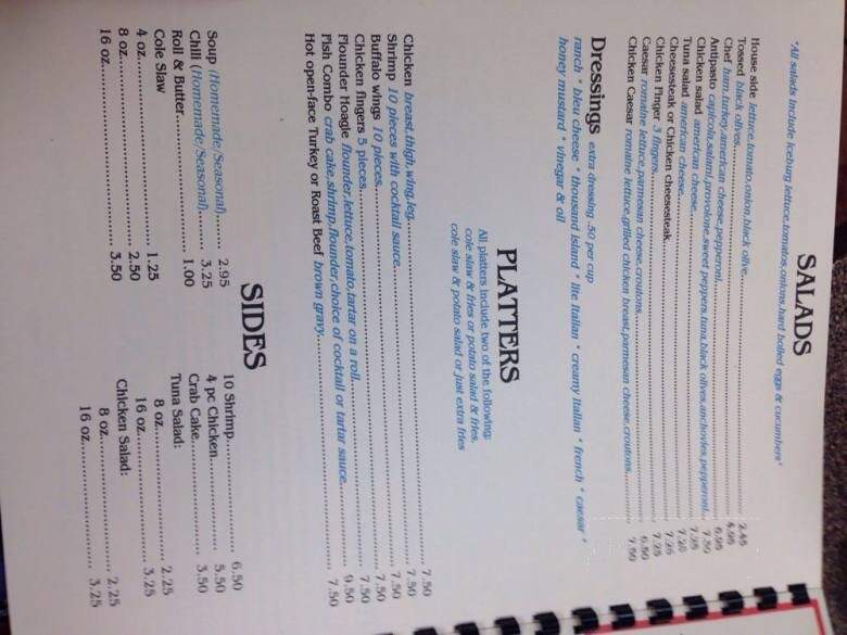 Papa Guido's - Norristown, PA menu_pic