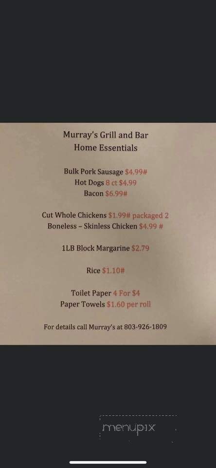 Murray's Neighborhood Grill - Cayce, SC