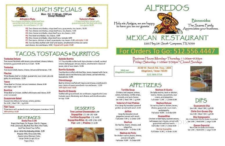 Alfredo's Mexican Restaurant - Lampasas, TX