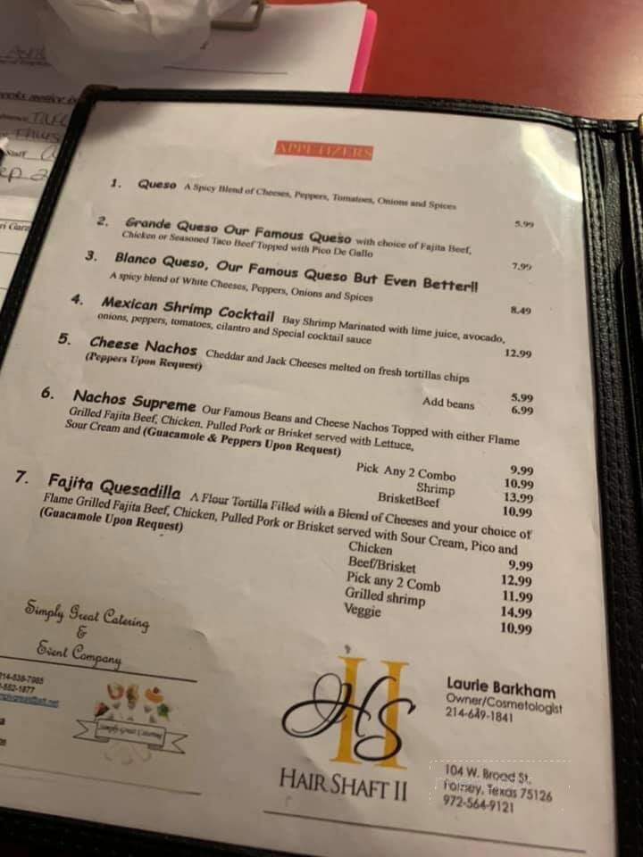 Madres Cocina - Forney, TX menu_pic