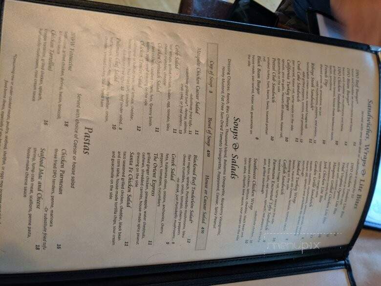 Depot Grille - Lynchburg, VA menu_pic